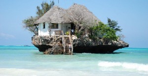 Restaurant The Rock vakantie Zanzibar