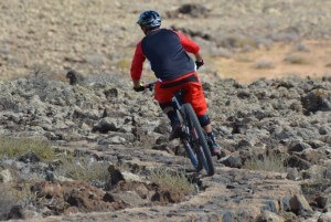 Mountain biken in Tanzania