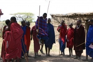 Traditional Maasai dance